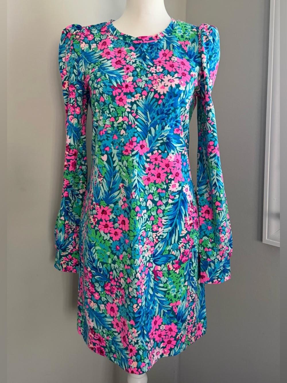 Lilly Pulitzer Jansen Dress in Multi Tiny Garden Size S - Picture 4 of 10